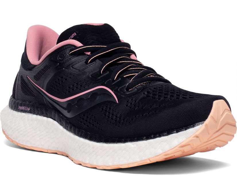 Női Saucony Hurricane 23 Futócipő Fekete Rózsaszín | HU 899MQZ